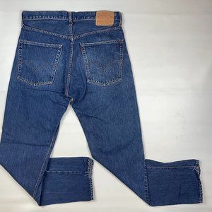 VTG Levi's 505 0217 Big E Selvedge Size 34x32 Medium Wash Vintage Jeans Denim 60
